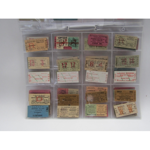 4010 - Approx 100 assorted railway Edmonson style tickets, from pre grouping to B.R, includes M&GN, British... 