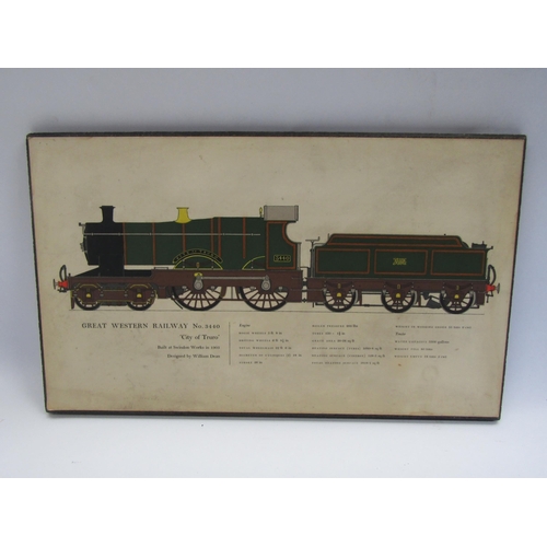 4070 - A GWR locomotive print of No. 3440 