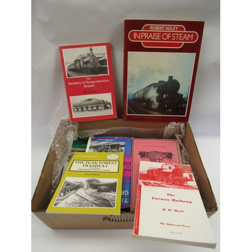 4103 - A box of assorted Railway books, historical and other subjects