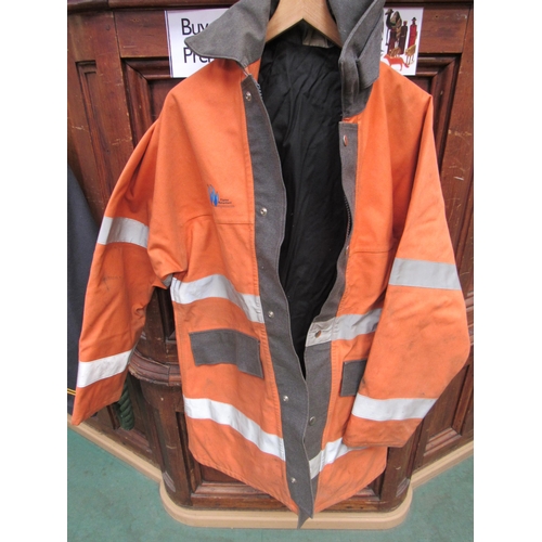 4202 - An orange hi-vis British Railways jacket, gillet and various ties etc