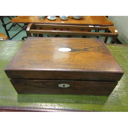 179 - A Victorian rosewood writing slope a/f