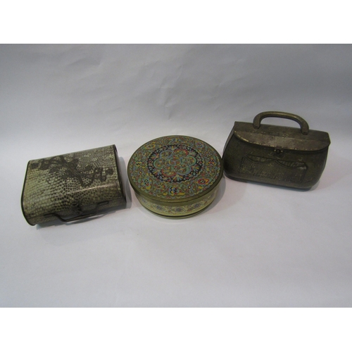 278 - Three Huntley & Palmer biscuit tins