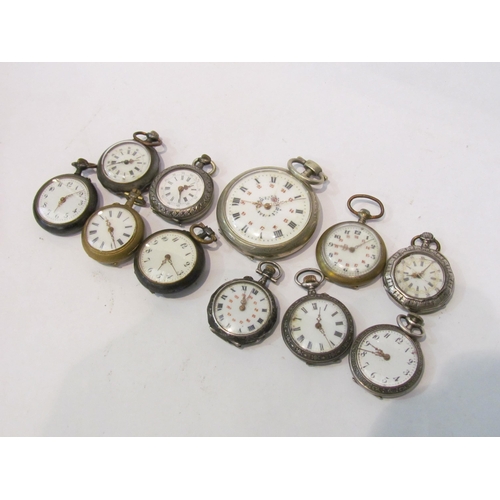 291 - Eleven assorted pocket watches, some a/f  (R) £100