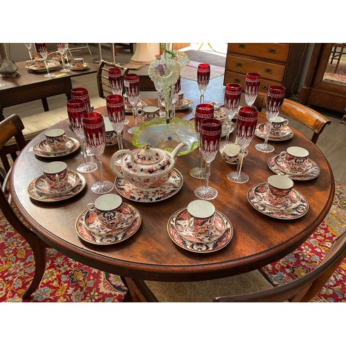 1126 - A quantity of Royal Crown Derby tea and dinner wares, mainly Imari pattern, some a/f    (R) £60