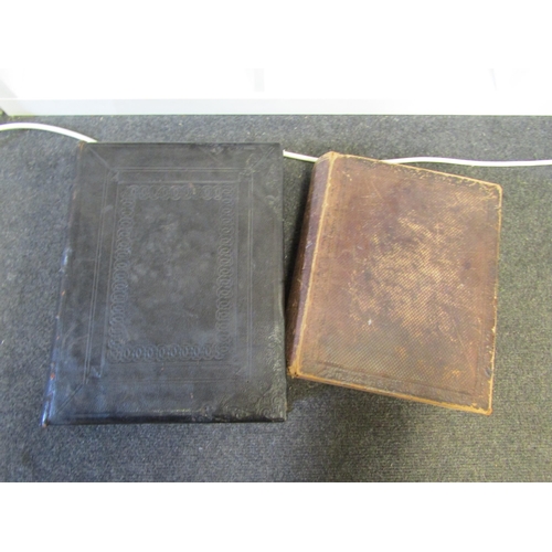 1250 - Two 19th Century leather bound bibles