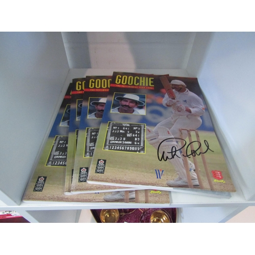 1364 - Four 'Goochie Testimonial Year 1995' cricket programmes, signed by Graham Gooch