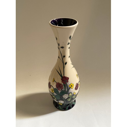 1374 - A Moorcroft Spring Lullaby pattern vase, designed by Nicola Slaney, 37/50, 37cm tall, boxed