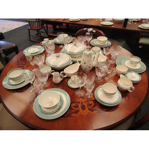 1110 - A Midwinter stylecraft dinner service including plates, tureens, teapot and cups    (R) £20