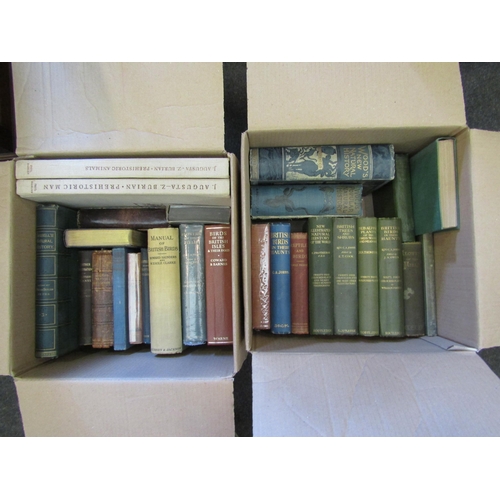 1158 - Two boxes of natural history books, including 