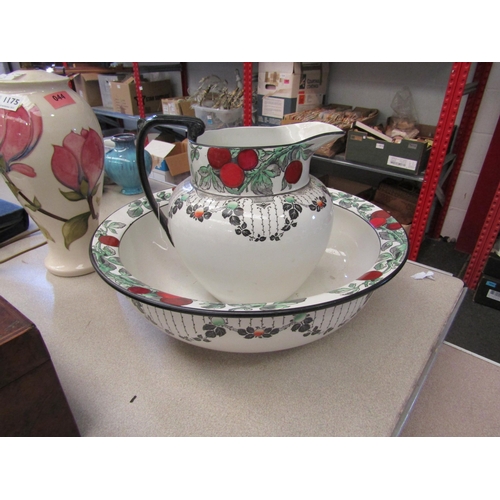 1176 - An early 20th Century Burleighware wash jug and bowl