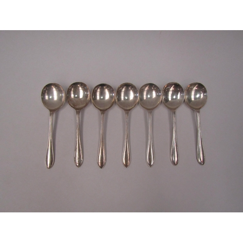 1257 - Seven Emile Viner silver spoons