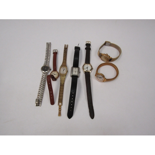 1274 - A selection of lady's watches including Record yellow metal, Montine, Astral and Timex