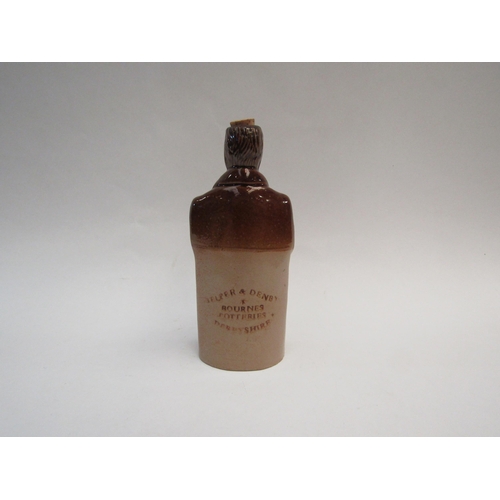 1324 - A 19th Century Bourne Denby stoneware flask 