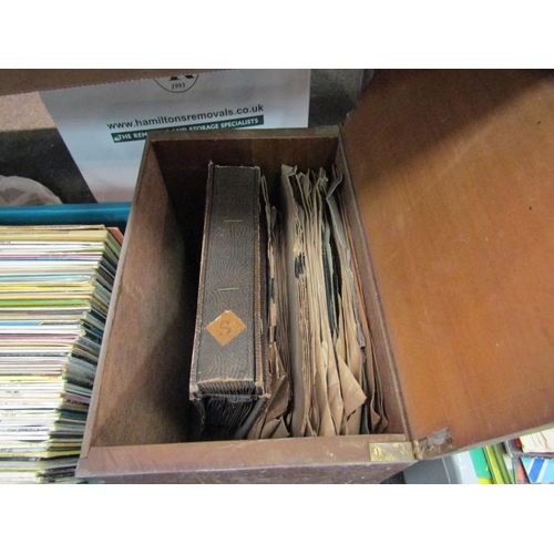 1485 - Four boxes of assorted LP's including soundtracks, comedy records, etc