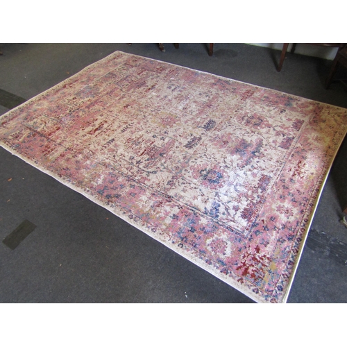 1488 - A Next polyester and polypropylene cream ground rug, 290cm x 200cm