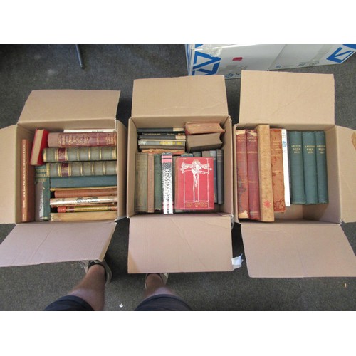 1156 - Three boxes of mixed books, including late 19th Century edition of Hans Andersen's Fairy Tales, colo... 