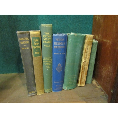 4130 - Seven volumes relating to farming and agriculture including Ward Lock & Co's Poultry Book, Farm Shop... 