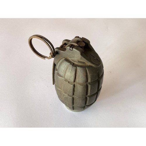 5447 - A WWI Mills No. 5 Mk. I hand grenade with 9/16 stamp to plug