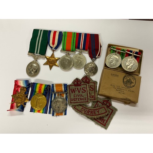 5421 - A quantity of medals and ephemera from the Critchley and Sutherland families. A WWII and later group... 