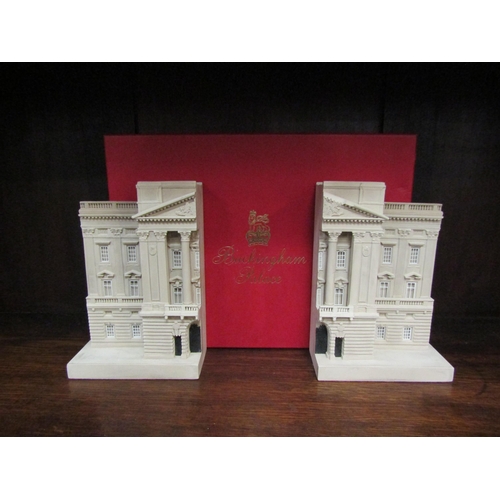 4127 - A boxed pair of Buckingham Palace bookends, boxed