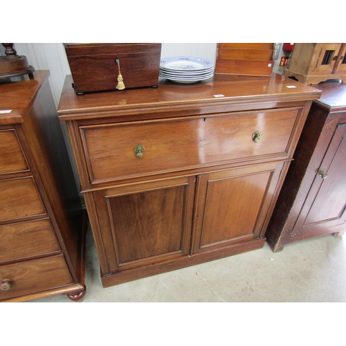 2060 - The bottom of a 19th Century mahogany secretaire bookcase