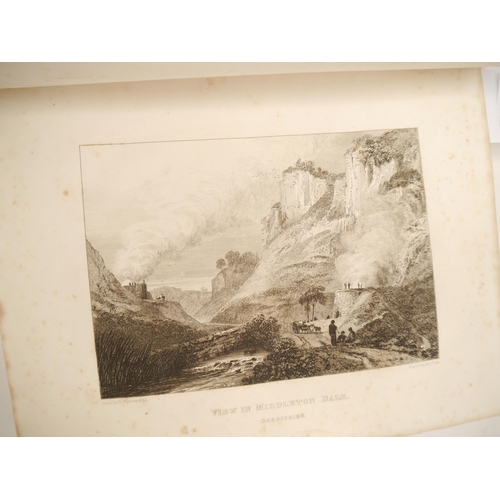 1049 - Ebenezer Rhodes: 'Peak Scenery, or Excursions in Derbyshire', London, Longman et al, 1818-1823, 4 vo... 
