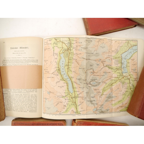 1208 - Small collection of guide books, including Cook's Traveller's Handbook Riviera and Pyrenees, 1912, f... 