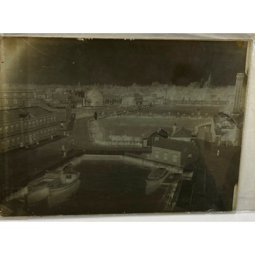 5100 - A collection of glass negatives of naval themes including Fleet Review 1911, Bulwark, K-Class submar... 