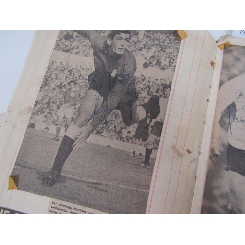 4220 - A collection of Tottenham Hotspur F.C autographs and programmes 1960's, comprising a scrap album of ... 