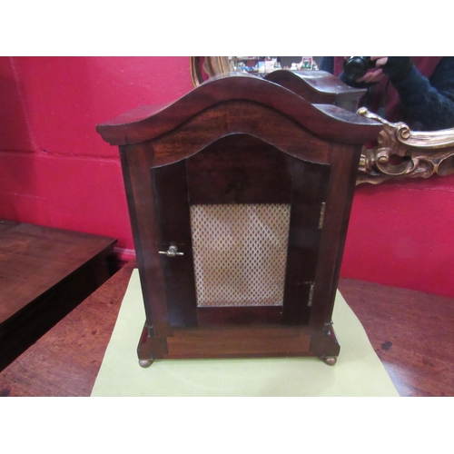 4107 - A mahogany cased Westminster chime bracket clock