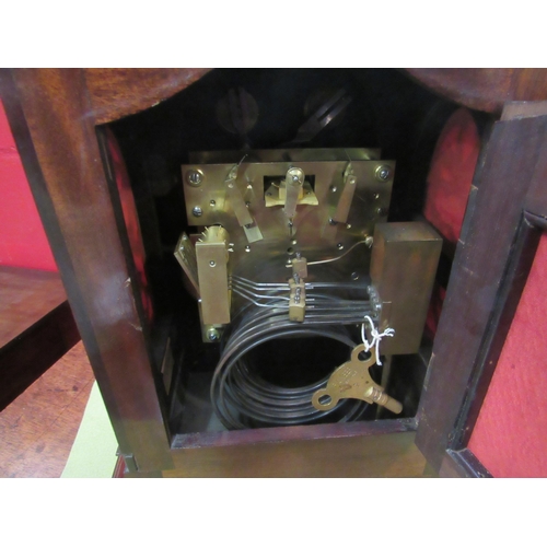 4107 - A mahogany cased Westminster chime bracket clock