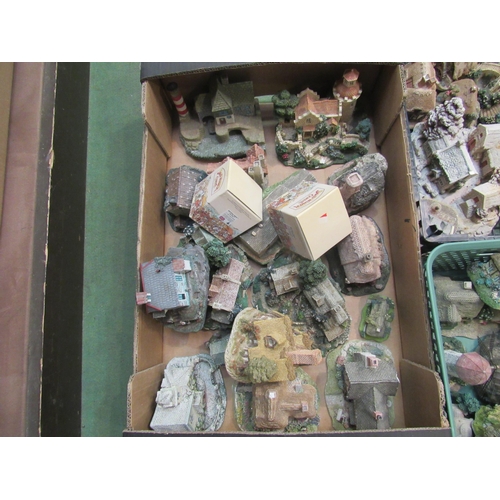 4210 - Three boxes of David Winter, Lilliput Lane, Hawthorne etc cottages, some with paperwork    (E) £20-3... 