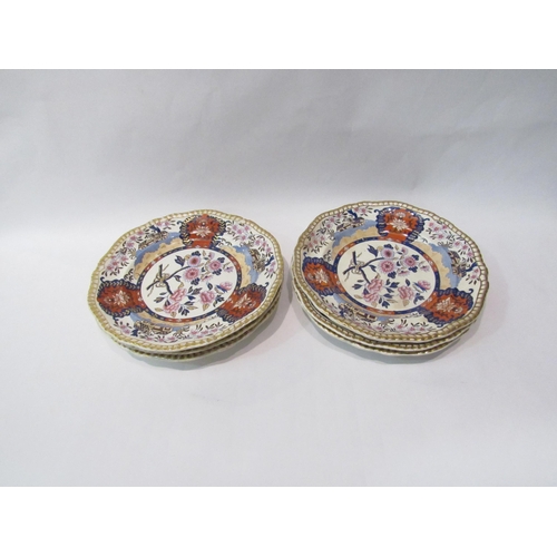 4241 - A set of six Victorian Spode's Imperial plates, circa 1840