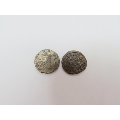 9001 - Two Roman coins of the Empress Salonina, wife of Gallienus, died AD 268