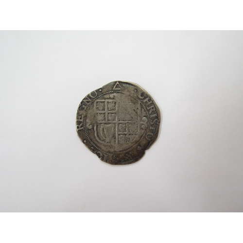 9086 - A Charles I (1625-1649) hammered silver shilling, mm- Triangle 1639-40