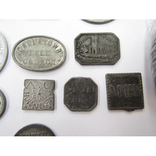 9088 - A collection of mainly 19th Century Rememberance tokens including Liverpool, Inverness, Kirkcudbrigh... 