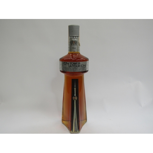 9303 - CN Tower La Tour Canadian Whisky, 710ml         (R) £200