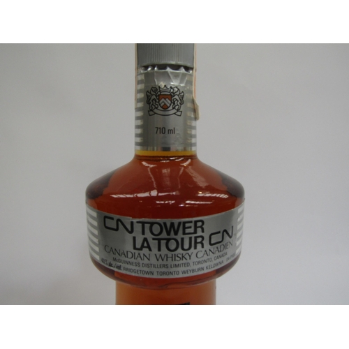 9303 - CN Tower La Tour Canadian Whisky, 710ml         (R) £200