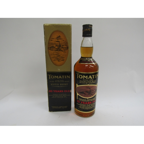 9311 - Tomatin 10 years old Fine Old Pure Highland Malt Whisky, boxed        (C)