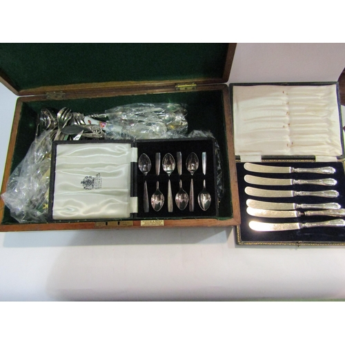 4294 - A collection of silver and metal cutlery including sugar nips