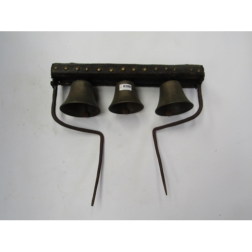 8288 - A set of three horse collar belfry bells