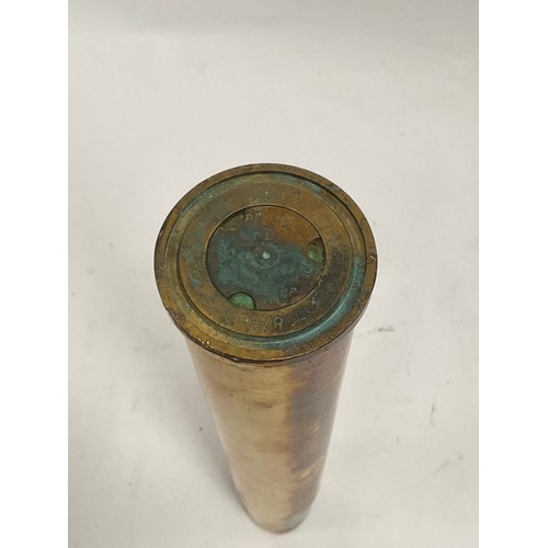 5073 - A WWII British 40mm Bofors shell case, dated 4/42     (E) £15-20