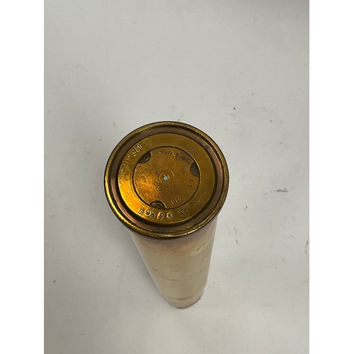 5074 - A WWII British 40mm Bofors shell case, dated 1942     (E)  £15-20