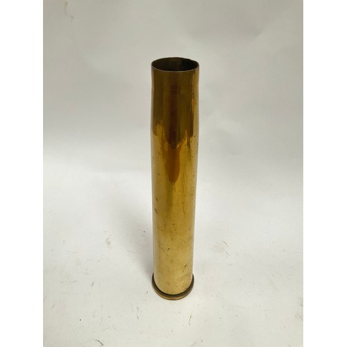 5075 - A WWII British 40mm Bofors shell case, dated 4/42     (E)  £15-20