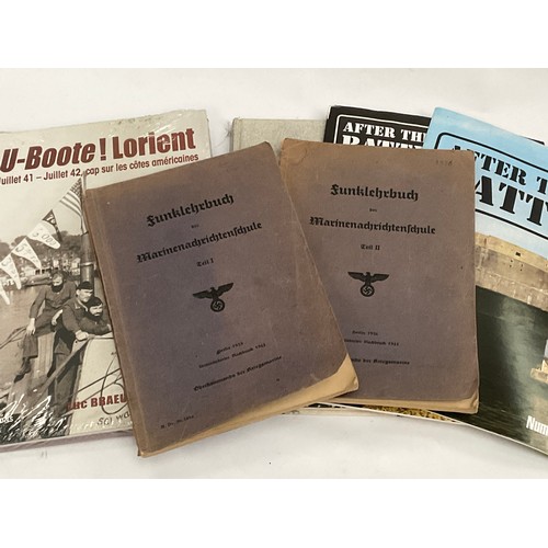 5113 - Two WWII German Kriegsmarine radio textbooks volumes I and II 'Funklehrbuch Marinenachrichtenschule'... 