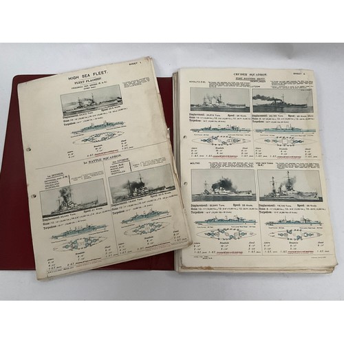 5119 - A quantity of original WWI German High Sea Fleet recognition documents spanning 1916-1918 including ... 