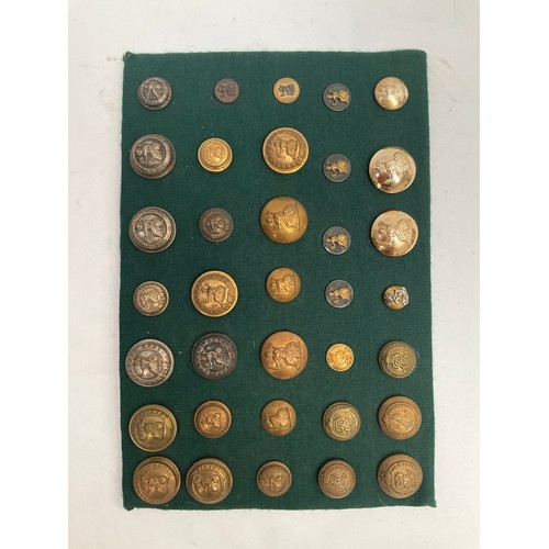 5121 - A collection of Norfolk Regiment buttons