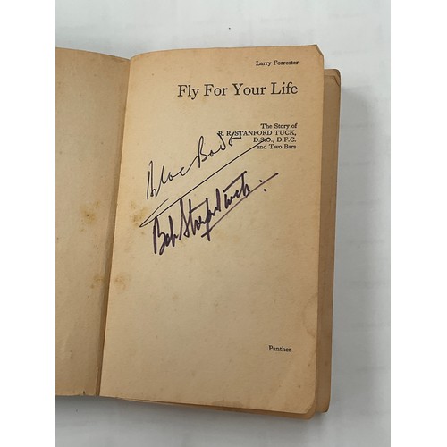 5231 - DOUGLAS BADER AND BOB STANFORD TUCK INTEREST: ‘Fly For Your Life’ by Larry Forrester, paperback book... 