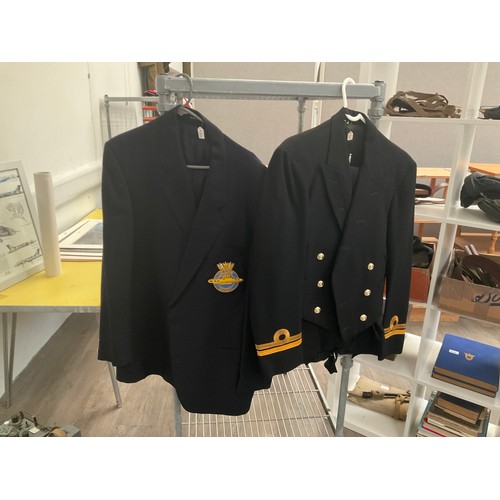 5251 - Seven various uniform jackets including Royal Marines no.2, Royal Navy mess dress and Bulgarian wool... 