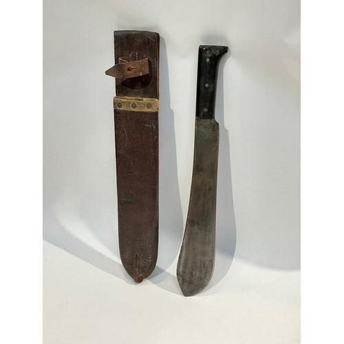 5283 - A WWII US machete, marked 1940, with sheath